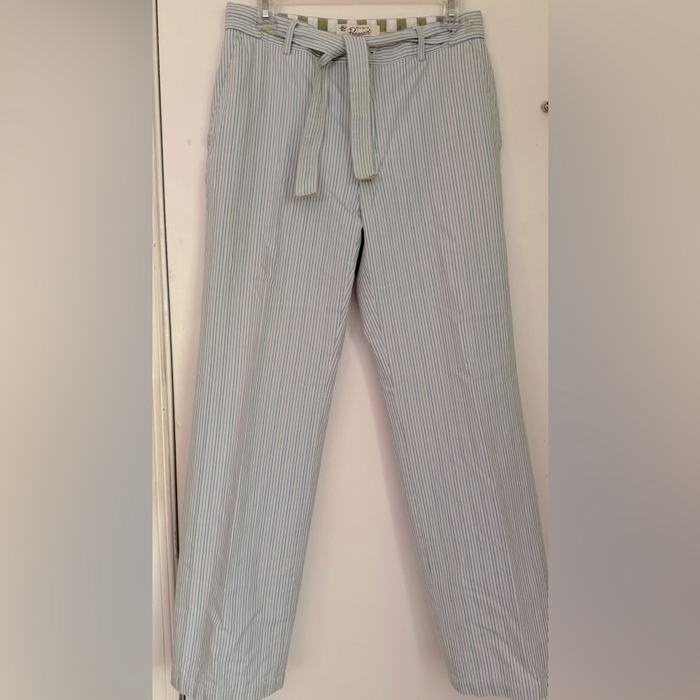 Original Penguin by Munsinger 32x32 stripped pants Zip, ties up waist BOLO, pocs